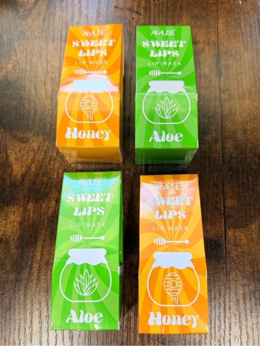 Muse Sweet Lips Lip Mask - Honey & Aloe (Orange, Green)